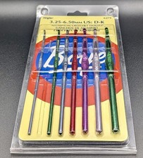 Aluminum crochet hooks Wright's NEW i3.25-6.5mm US DF HIJK Product 6279 No E