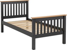Modern Beds Monaco Bed Frame High End Bedroom Furniture Solid Pine Slats