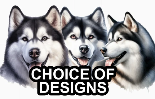 Siberian Husky Self Adhesive Dog Sticker