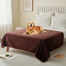 Water Proof Blanket 50x60 Inches - Reversible Flannel Blanket for Bed, Sofa,C...