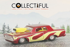PLYMOUTH 1963 - RACING CHAMPIONS 1993 - HOT ROD - RED  YELLOW   813