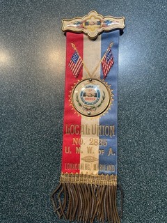Lonaconing Md Ribbon Badge United Mine Workers Of America