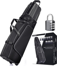 Premium Soft Golf Travel Bag with Oxford Fabric  Oversized Wheels