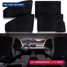 Suede Car Window Shades 4PCS - Car Window Covers for Ultimate Privacy, UV Protec