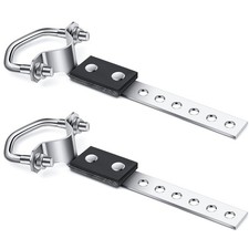 2 Pcs Exhaust Hangers Muffler Hanger Swivel Tail Pipe Universal Exhaust Tailpipe