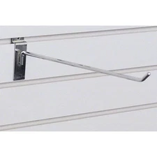 12" Chrome Slatwall Display Hooks