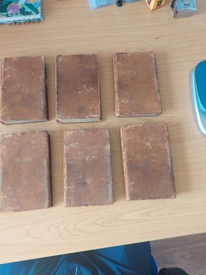 The Spectator 1745 edition in 6  volumes leather bound