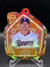 Wyatt Langford 2024 Topps Holiday - Oversized Ornaments Die-Cuts #MLBO-16 (RC)