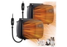 Dreyoo 600/300W Dog House Heater Thermostat Pet Heater 6ft Anti-Chew Cord 1 pcs