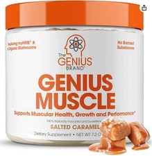 Genius® Muscle Health Supplement for Growth, Endurance & Recovery Salted Caramel