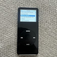 Apple iPod nano 2GB 1st Generation Black works 