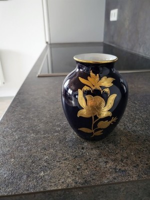Vase Graf von Henneberg Kobaldblau - N E U