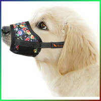 Maulkorb FüR Hunde Verstellbar Aus Atmungsaktivem Nylon FüR Kleine Bis GroßE