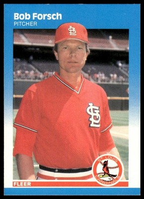 1987 Fleer #295 Bob Forsch
