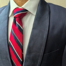 Suitsupply Havana Shawl Lapel Dinner Tuxedo Jacket NavyBlue WoolSuper110s Sz40S