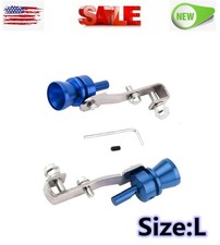 2 Pcs Refit Auto Parts Exhaust Muffler Pipe Turbo Sound Whistle Loud Size L Blue 2 Pcs Refit Auto Parts Exhaust Muffler Pipe Turbo Sound Whistle Loud Size L Blue