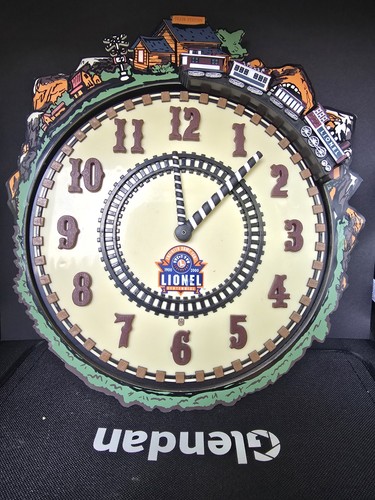 (B) Vintage Lionel 100th Anniversary Train Clock With Box L/N With Certificates
