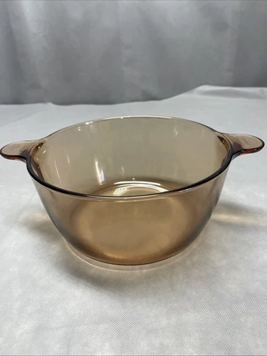 Corning Ware Pyrex Amber Vision Ware NO LID 4.5L Vintage Dutch Oven Stock Pot