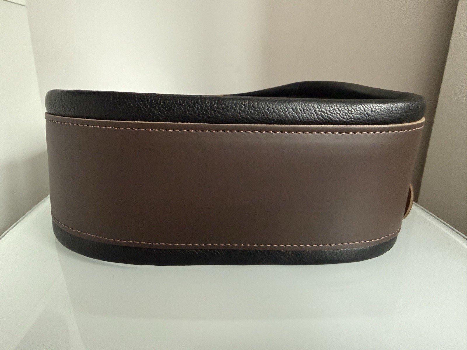 Levy's Leathers DM1PD Padded Leather Strap Dark Brown DM1PD-DBR 3 inch 4