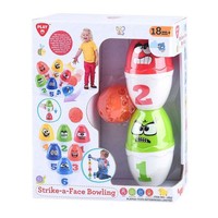 Play - Play Bowling Speelset Gezichten 13Dlg. Neu