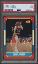 1986 Fleer Chris Mullin #77 PSA 9
