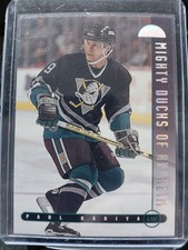 Donruss 1995-96 Leaf Paul Kariya #304 Anaheim Ducks Rookie NHL Card. rookie card picture