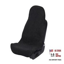 Waterproof Car Seat Cover Universial Fits Car Sweat Towel 1 PC Front Seat Black
