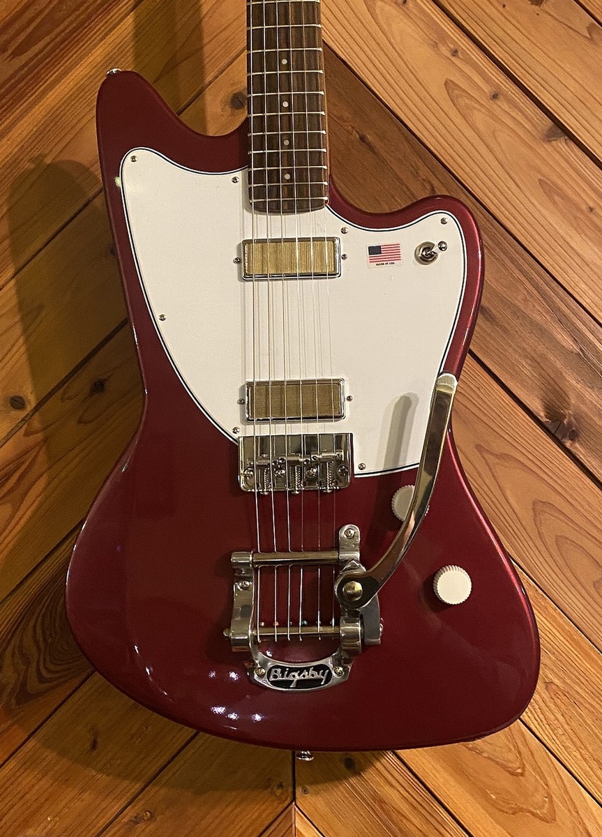 Harmony Silhouette W/BIGSBY BURGUNDY Electric Guitar F/S