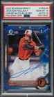 2022 Bowman Chrome JACKSON HOLLIDAY Blue Refractor AUTO /150 Rookie RC PSA 10/10
