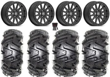 Valor V05 Beadlock 14" Wheels Black 27" Moto MTC Tires RZR XP 1000 / PRO XP