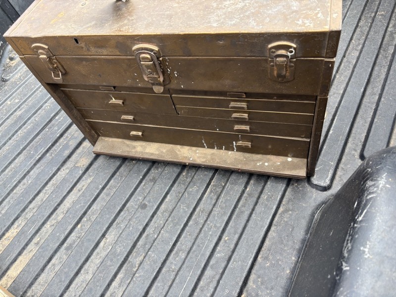VINTAGE KENNEDY TOOLBOX MACHINIST 7 DRAWER NO KEY 