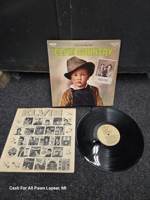 Elvis Presley Elvis Country 1971 Vinyl LP With Photo Insert RCA LSP-4660