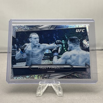 2026 Topps Chrome UFC Paddy Pimblett FrozenFractor -1/0 Bookend SSP /5