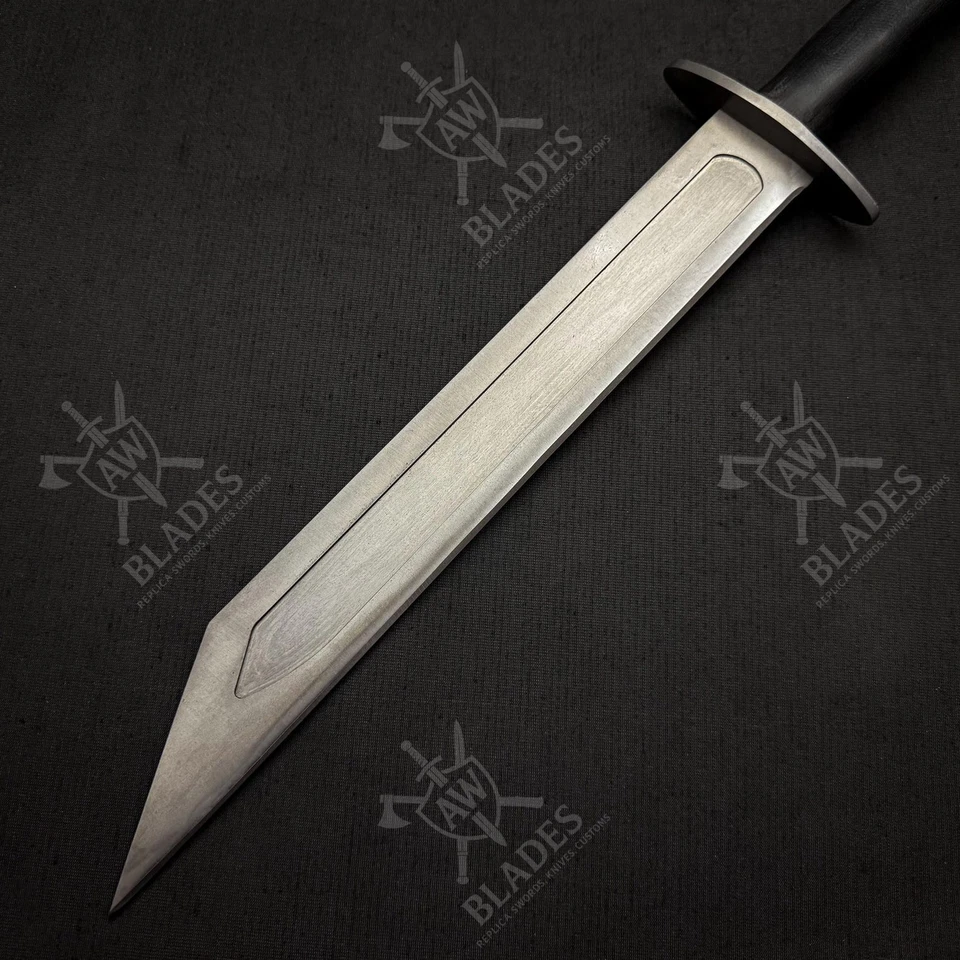 The Last Kingdom Handmade Uhtred Knife Replica Movie Replica With Leather Sheath - Image 4 of 4