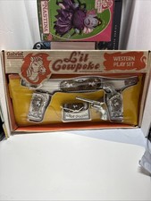 Hubley L'il Cowpoke Western Play Set Mini Pouch Gun Belt holder NOS 1975