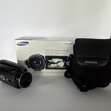 Samsung HMX-H300 HD Flash Memory Camcorder 10x/100x 2.7" SD/SDHC Case Box