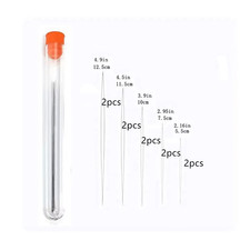 10pcs Big Eye Beading Needles Threading Tool Set for Bracelet Jewelry DIY 2 Size