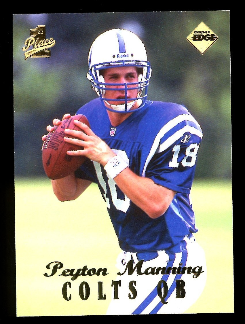 1998 Collector's Edge 1st Place #135 Peyton Manning Colts RC Rookie Card QTY
