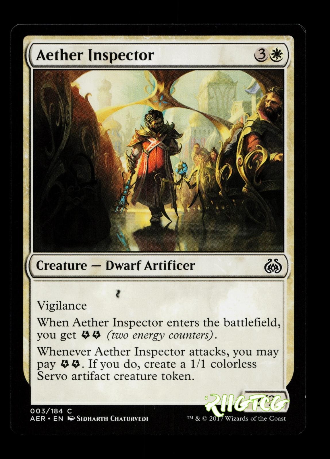 Aether Inspector 3 Aether Revolt Magic: The Gathering LP