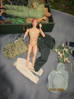lot vintage 1964 gi joe hasbro accessories lot Footlocker Tent Radio atomic man