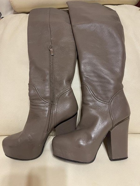 Women Loriblu Boots Brown Leather 39.5