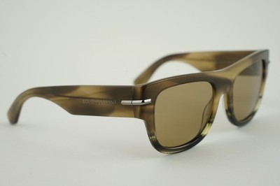 New! DG 4484 3439/2 Dolce & Gabbana Polished Brown Horn/Light Brown 54-20-145 2N