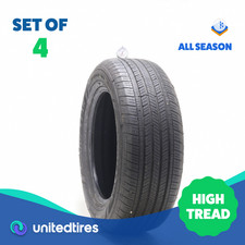 Set Of 4 Used 24560r18 Goodyear Assurance Finesse 105t - 8-8.532 Set Of 4 Used 24560r18 Goodyear Assurance Finesse 105t - 8-8.532