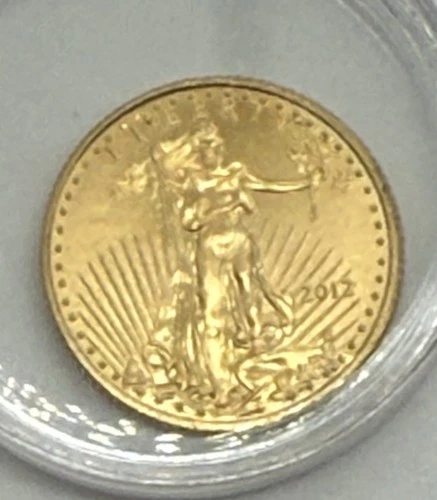 2012 $5 American Gold Eagle 1/10 oz Coin Saint-Gaudens Design