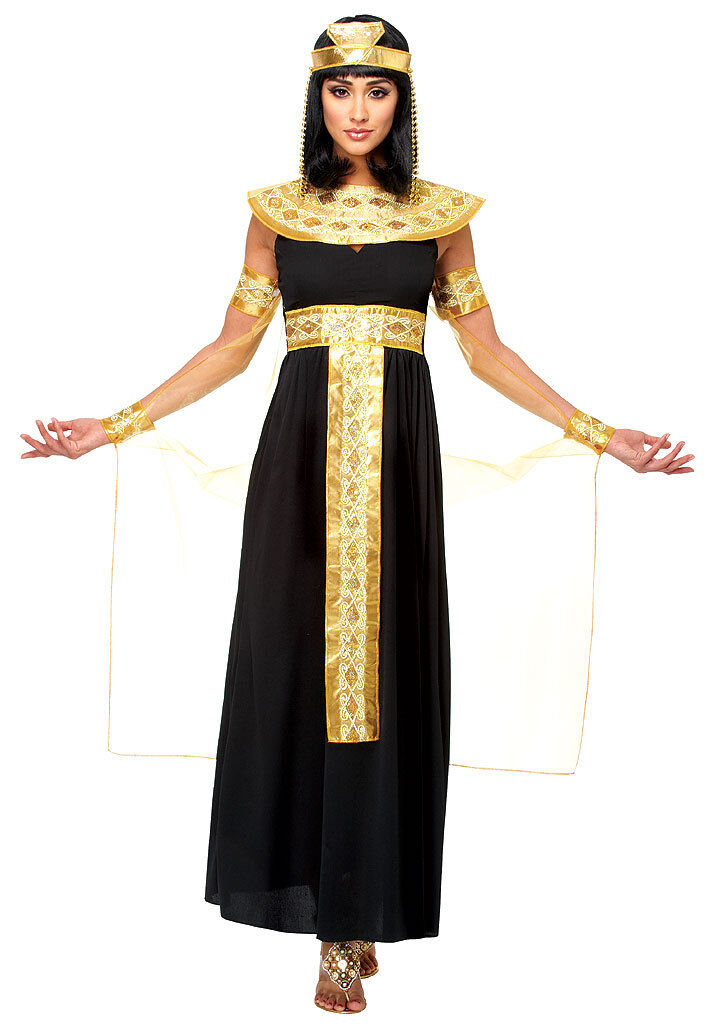 ADULT WOMEN LADY CLEOPATRA EGYPTIAN QUEEN OF THE NILE COSTUME