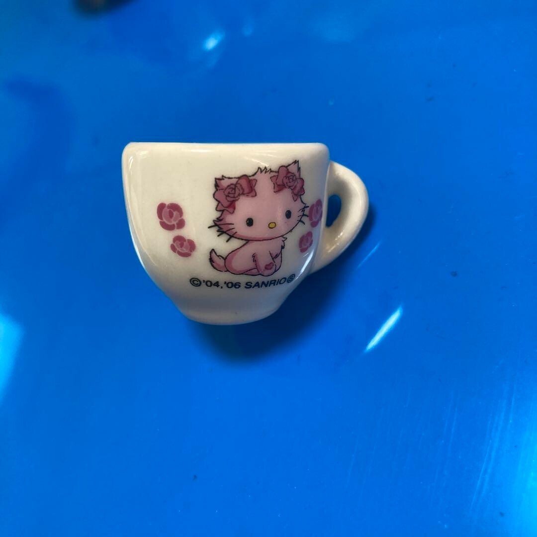 Sanrio Charmmy Kitty Hello Kitty Rose Tea Set Miniature