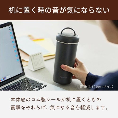Water Bottle 400ml Vacuum Insulated Heat Retention Cold Insulation Handle Includ - Picture 4 of 7