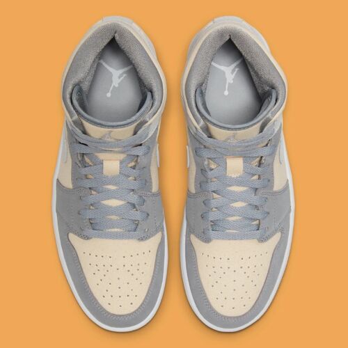 Nike Air Jordan 1 Mid SE 'Coconut Milk Particle Grey' DN4281-100 Size 8 - Picture 4 of 8
