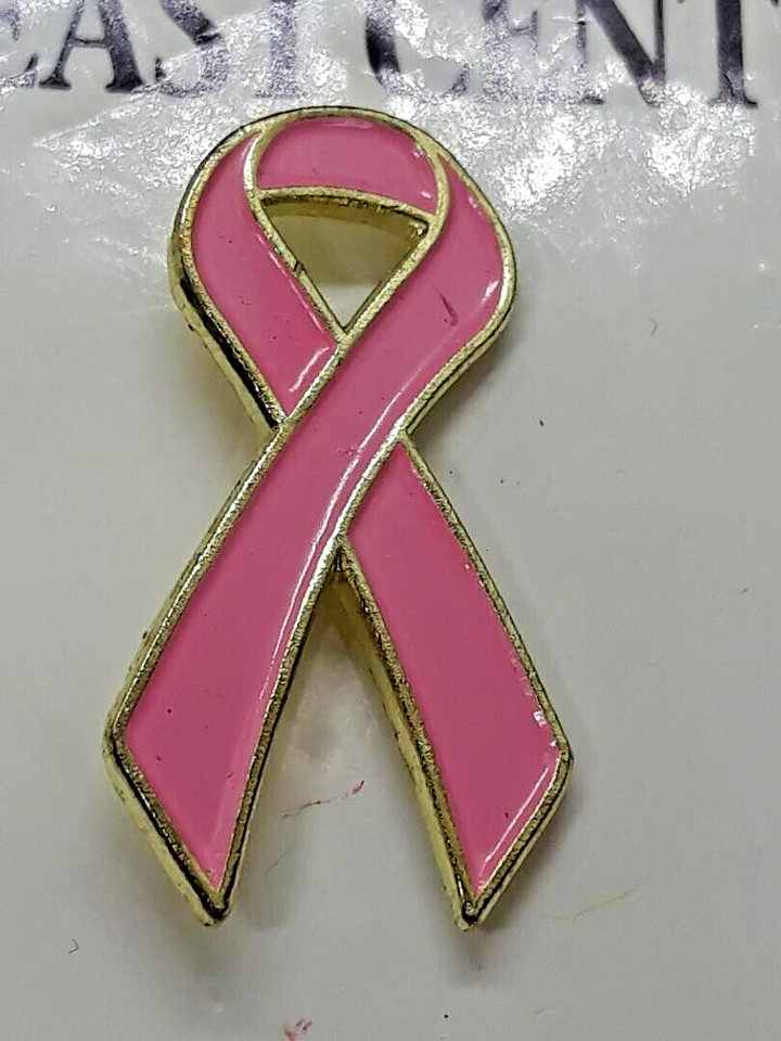 Vintage Pink Gold Breast Cancer Ribbon Pin Billings Montana eBay