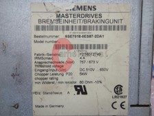 ONE USED SIEMENS 6SE7018-0ES87-2DA1 6SE7 018-0ES87-2DA1